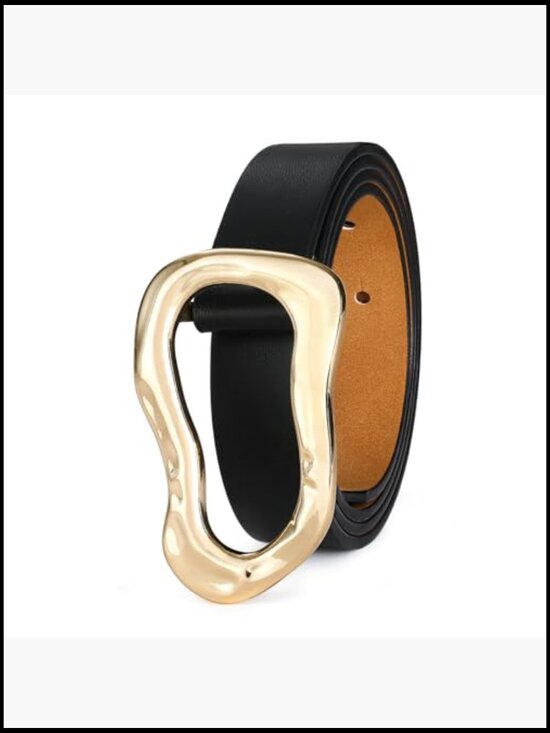 Women\'s Fashion Belt with Gold Buckle for Jeans and Dresses main image 4